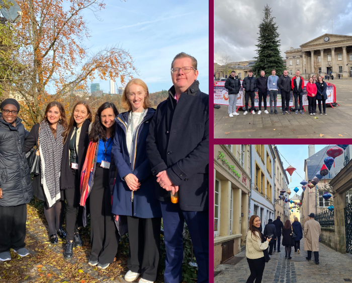M&G colleagues walking for wellbeing week